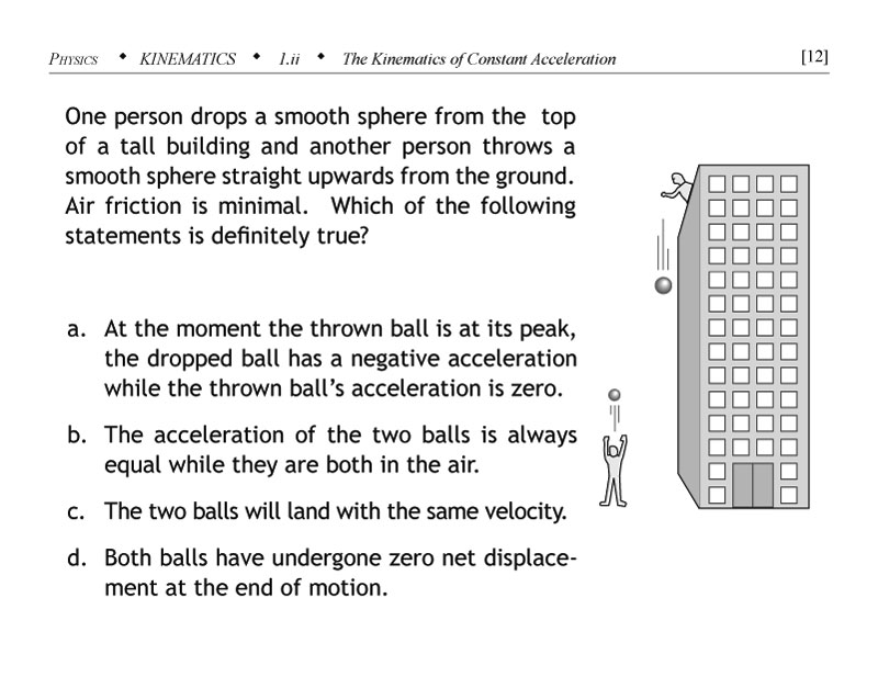 Free fall kinematics problem