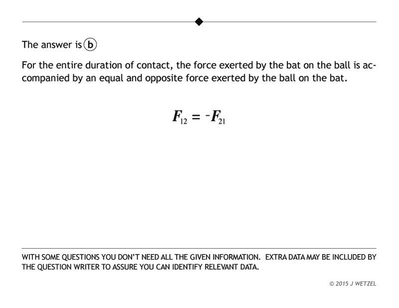 Explanation of 3rd law of motion problem