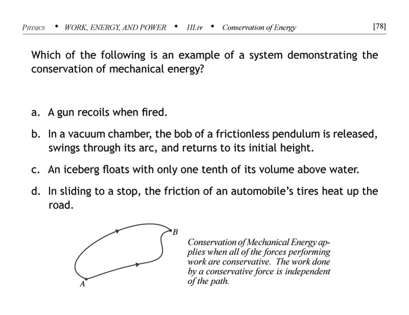 Conservation of mechanical energy problem