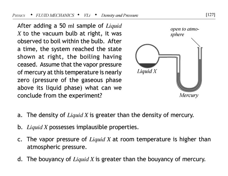 Vacuum bulb fluid mechanics problem