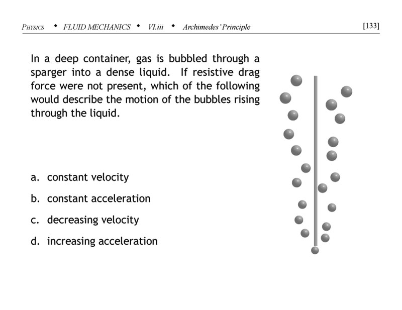 Ascending bubbles fluid mechanics