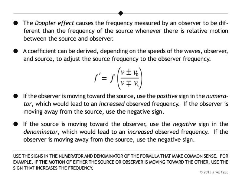 Doppler effect main points