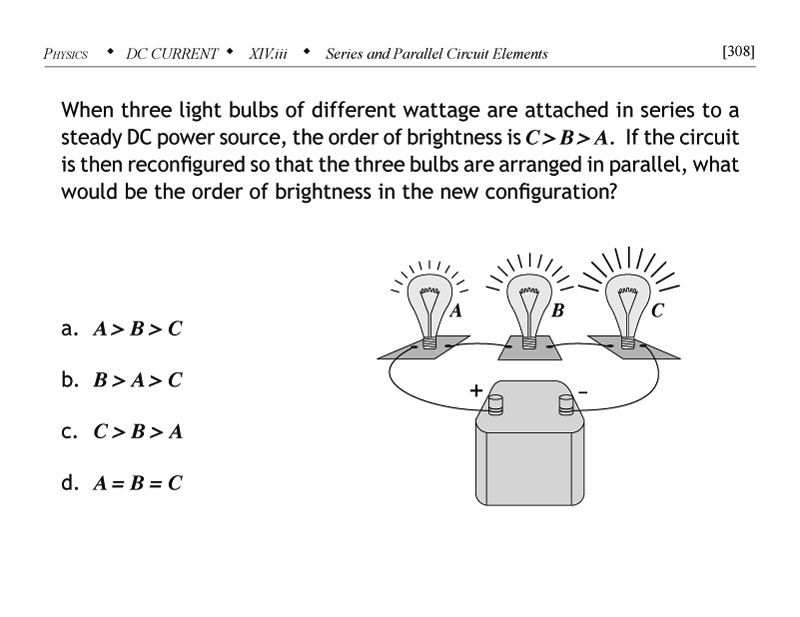 Series versus parallel resistance light bulb problem