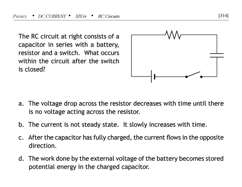 RC circuit problem