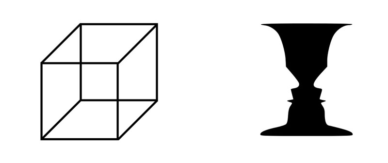An image providing an example of shape constancy.