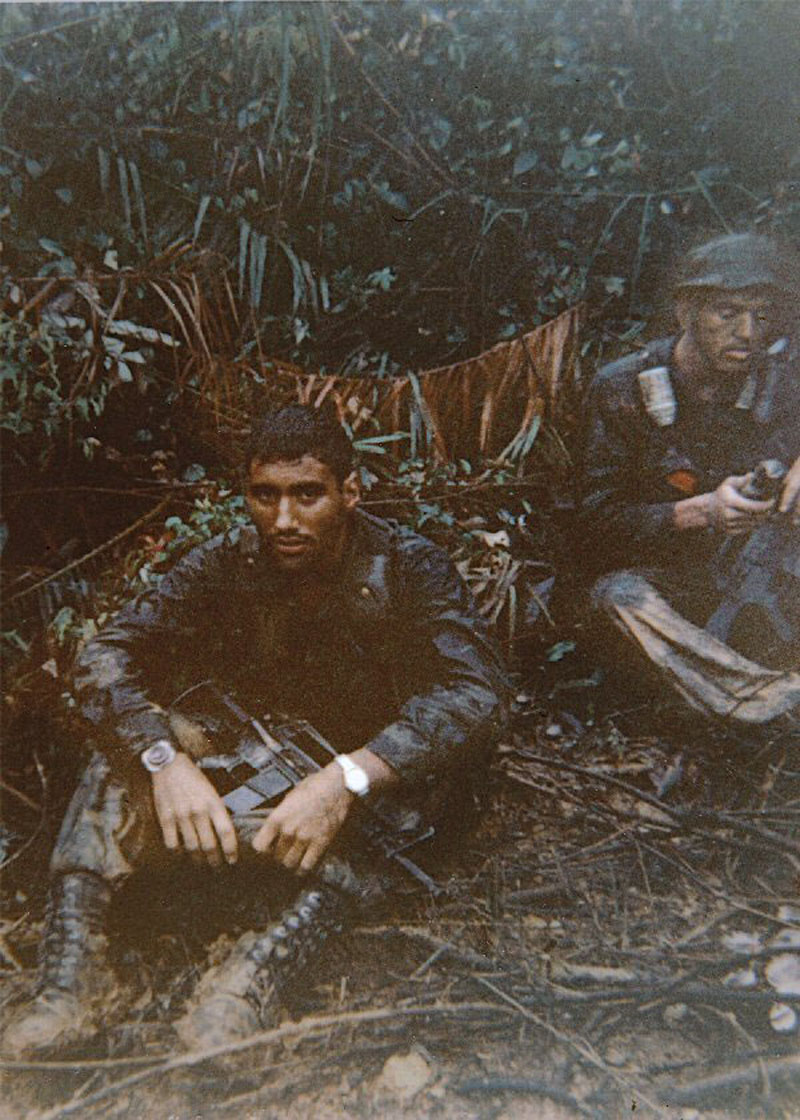 A U.S. Long-Range Patrol team leader in Vietnam, 1968. The long-term medical consequence of PTSD among male veterans who served in the Vietnam War were almost twice as likely to die in the quarter of a century between the two key studies than those who did not have PTSD.