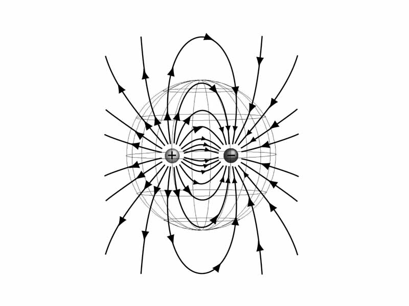 Illustration of electric flux