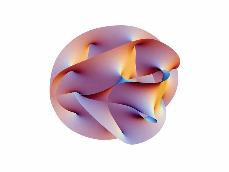 Calabi-Yau manifold (3D projection)