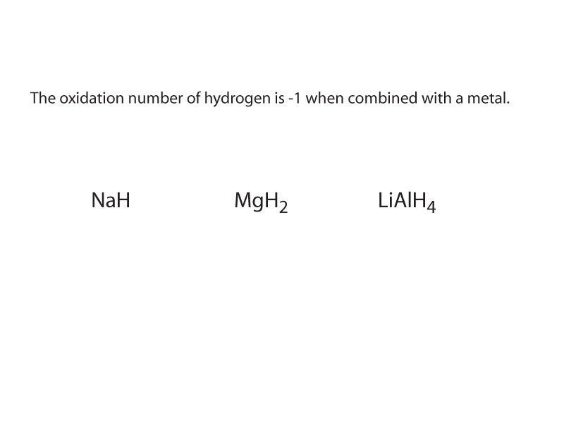 Rule for assigning oxidation numbers.