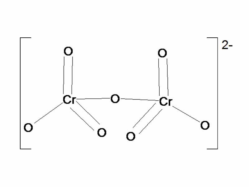Oxidizing agent - A diagram of the Dichromate ion