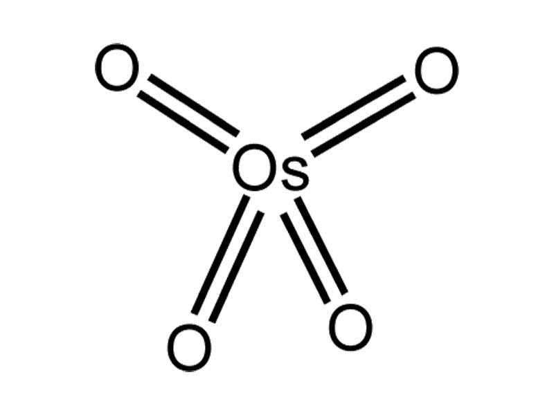 Oxidizing agent - Osmium tetroxide structure
