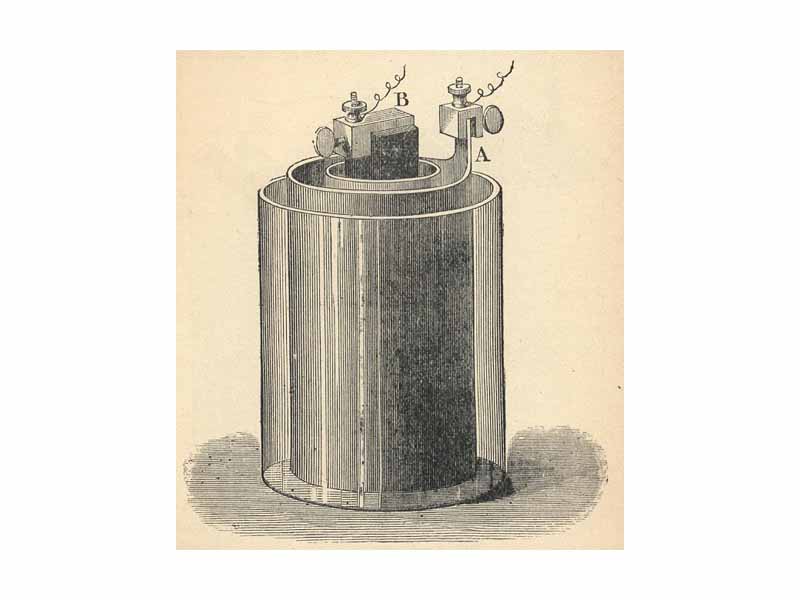 The Bunsen cell, invented by Robert Bunsen.