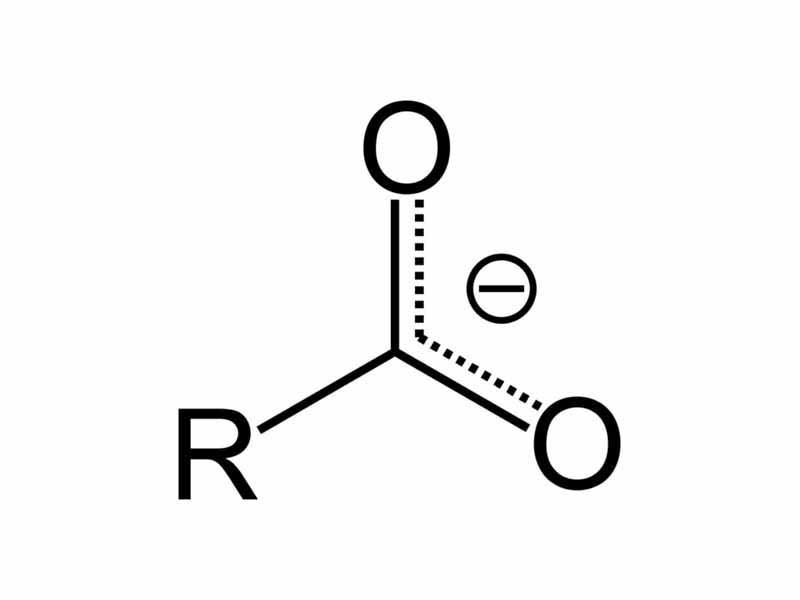 Carboxylate resonance hybrid