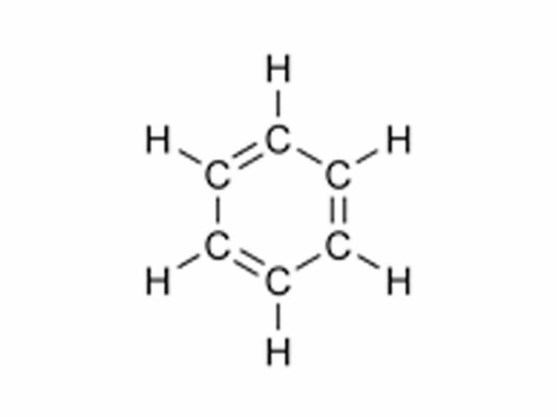 Chemical structure of benzene