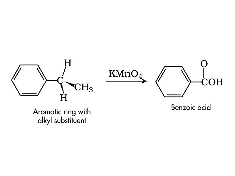 Alkyl benzene oxidation.
