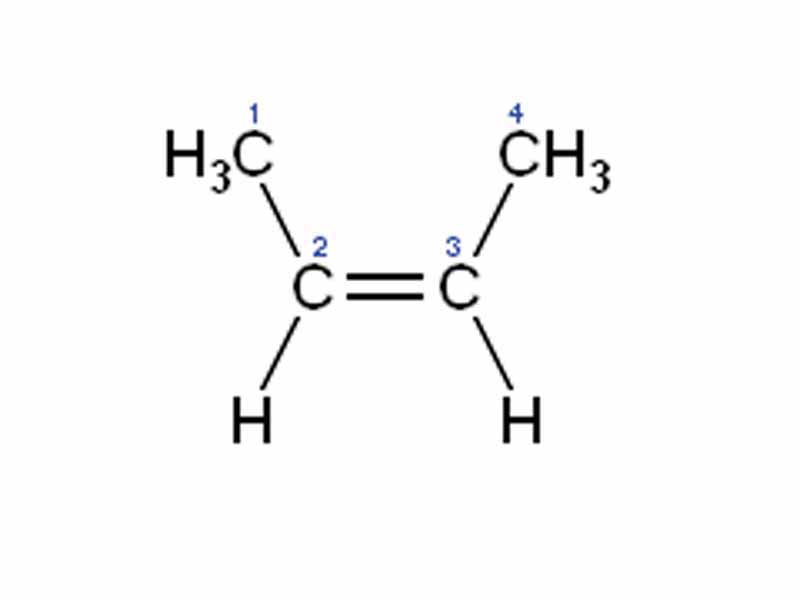 2 Butene Chemical Structure