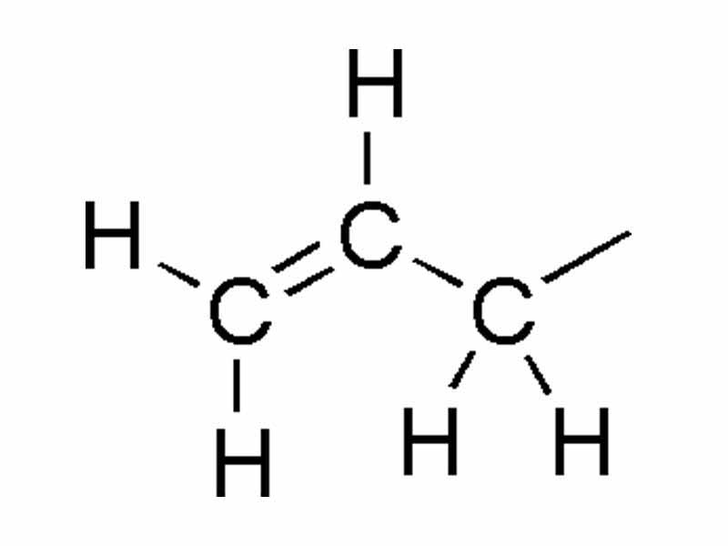 Chemical structure of the allyl group