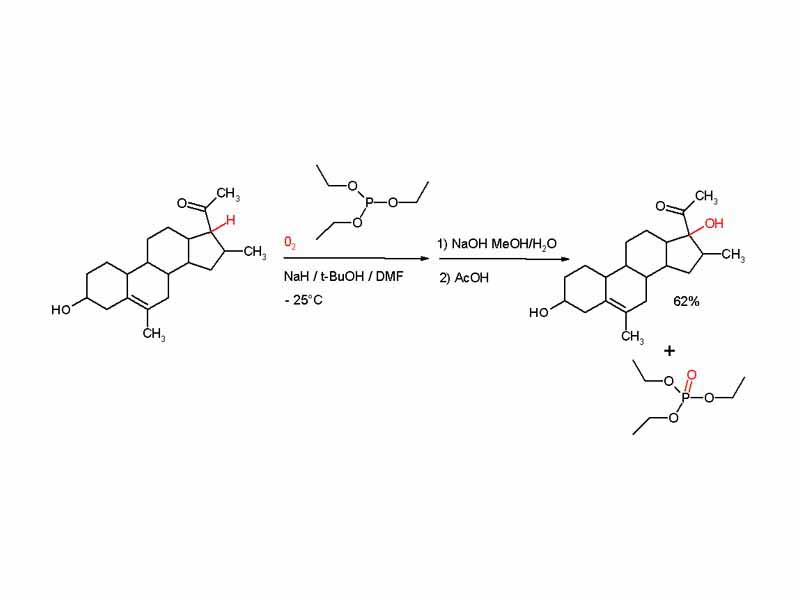 Triethylphosphite reduction.  In this process the phosphite is converted to a phosphate ester.