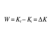 Formula - Work-Energy Theorem