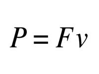 Formula - Power exerted by force on a...