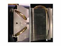 The heat sink with heat pipe. By Audr...