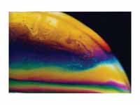 Thin film interference in a soap bubb...