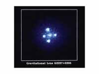 Einstein cross: four images of the sa...