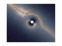 Einstein rings near a black hole