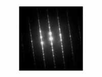 Typical electron diffraction pattern ...