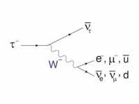 Feynman diagram of the common decays ...
