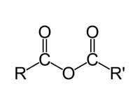 General structure of an acid anhydrid...