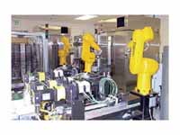 Robots used for the high-throughput s...